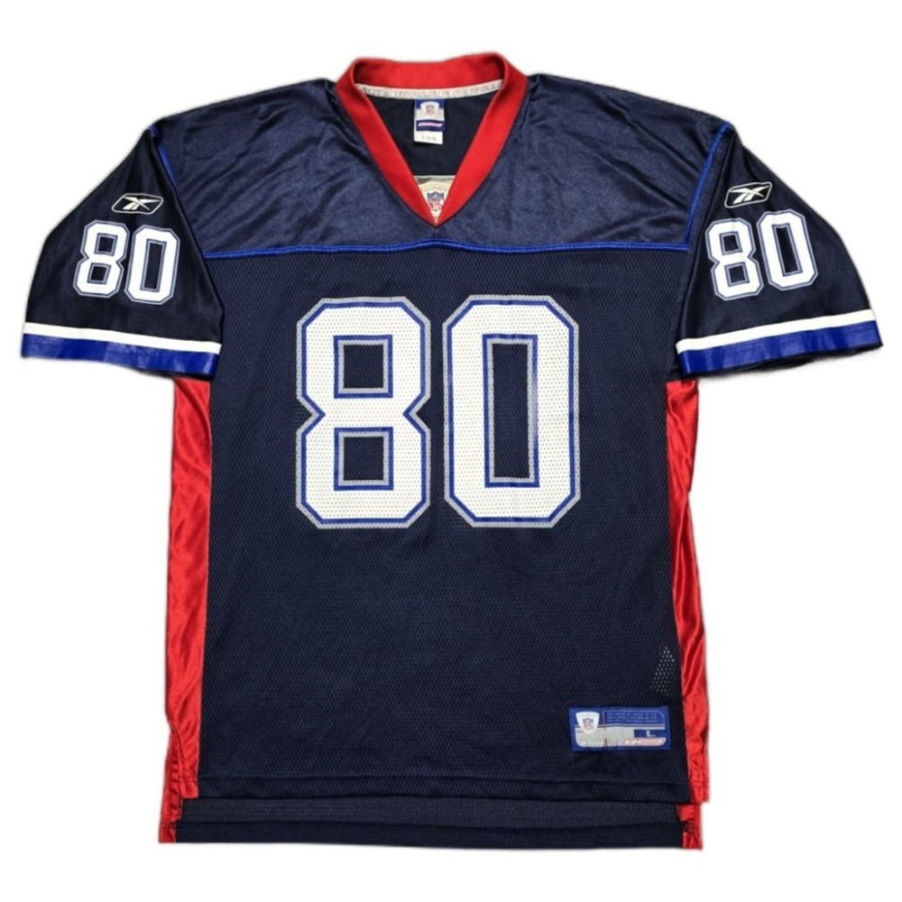 Vintage NFL Buffalo Bills Eric Moulds #80 Reebok Football Jersey - Size 2XL